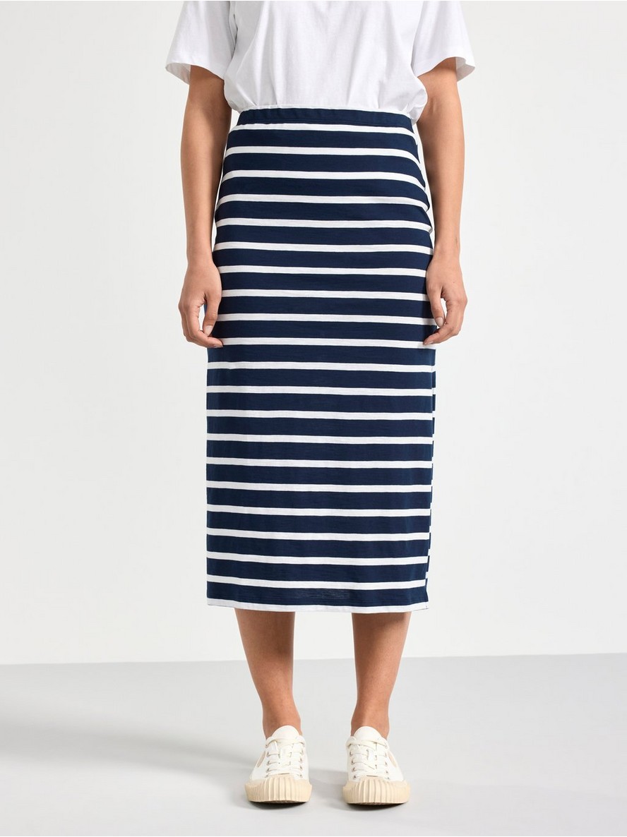 Suknja – Striped fitted midi skirt