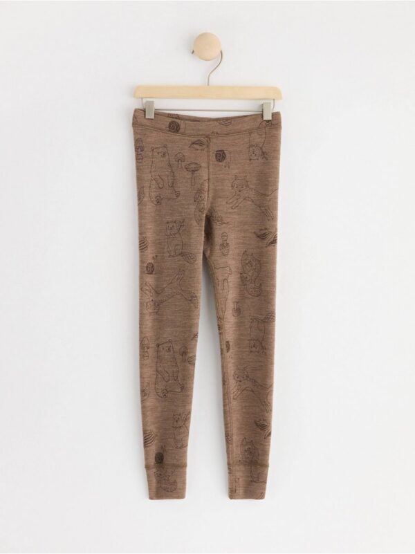 Leggings in merino wool - 8583145-1715