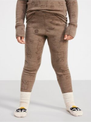 Leggings in merino wool - 8583145-1715