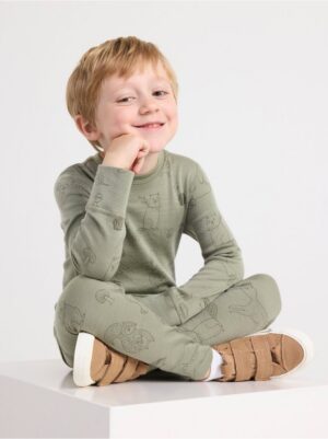 Leggings in merino wool - 8583145-8878