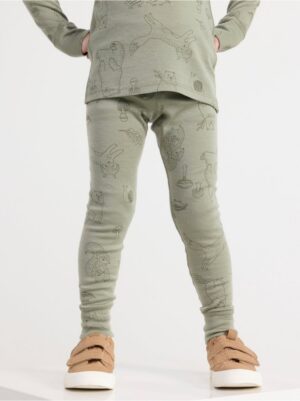 Leggings in merino wool - 8583145-8878