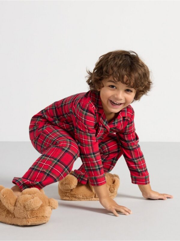 Flannel pyjama set - 8597026-7251