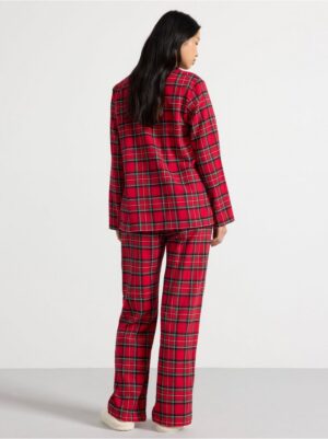 Flannel pyjama shirt - 8598234-7251