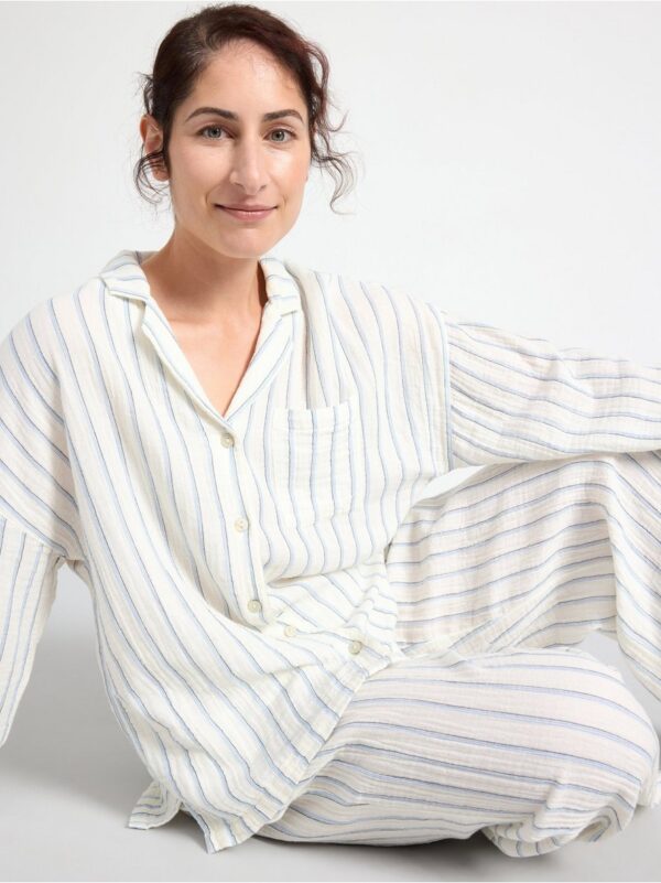 Pyjama set with shirt and trousers - 8598238-300