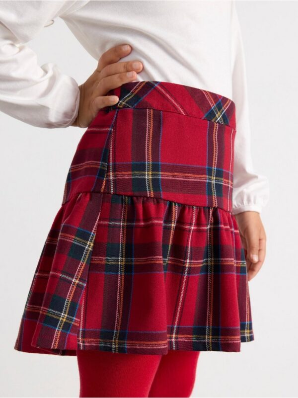 Checked skirt - 8626422-9348