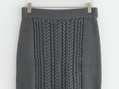 Knitted mini skirt - 8655096-9891