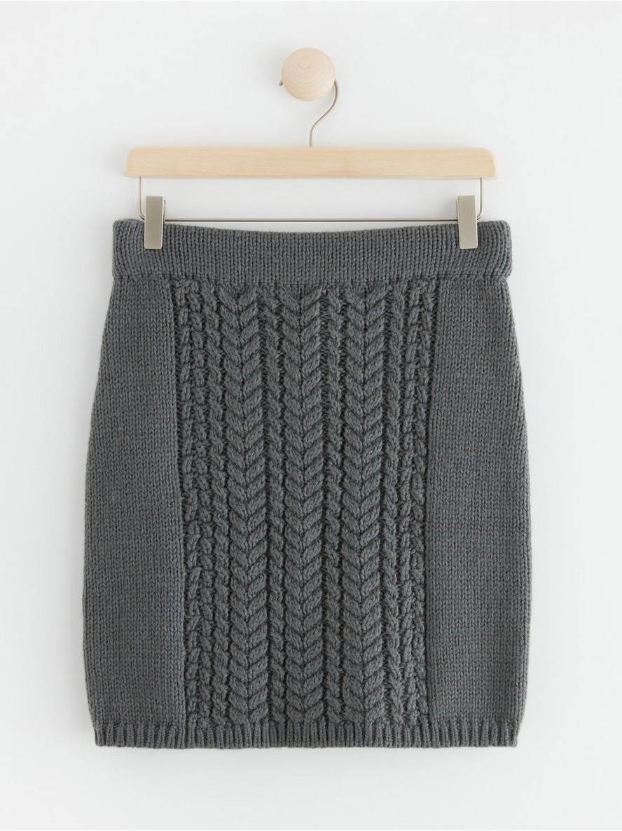 Suknja – Knitted mini skirt