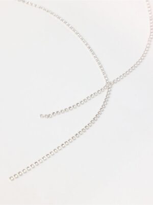 Necklace with rhinestones - 8655162-10