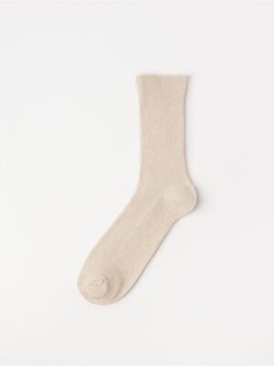 Ribbed glitter socks - 8663856-1868