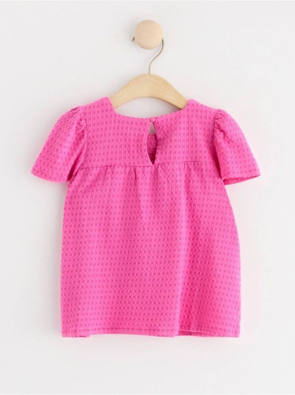 Short sleeve top with bow - 8686241-481