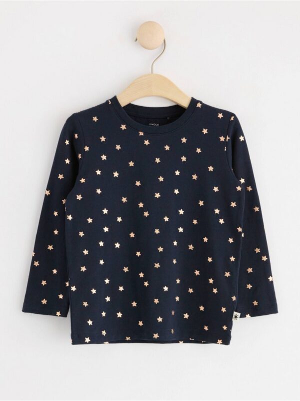 Long sleeve top with stars - 8687690-2521
