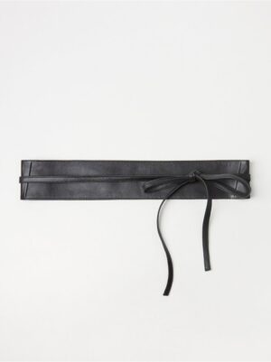 Leather belt - 8691908-80