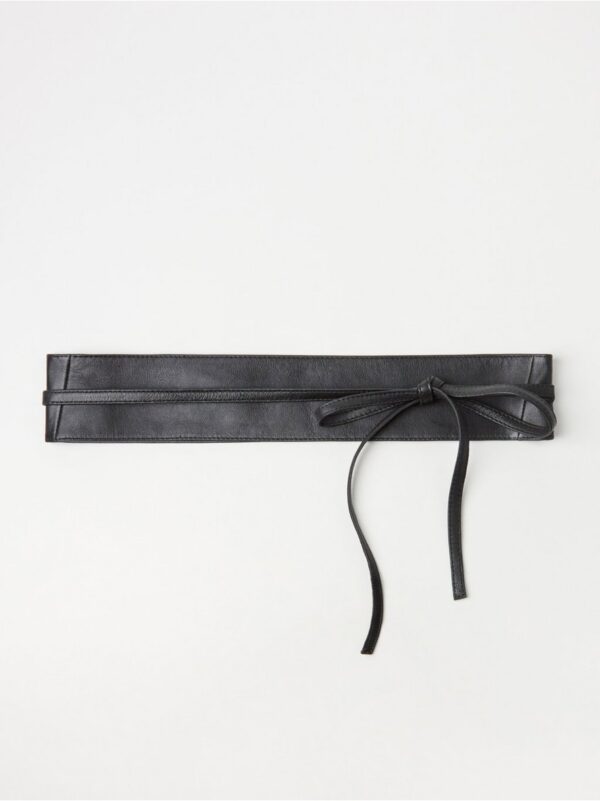 Leather belt - 8691908-80