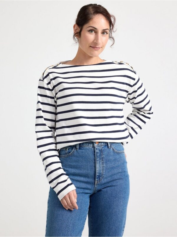 Top with boat neck - 3000106-7488
