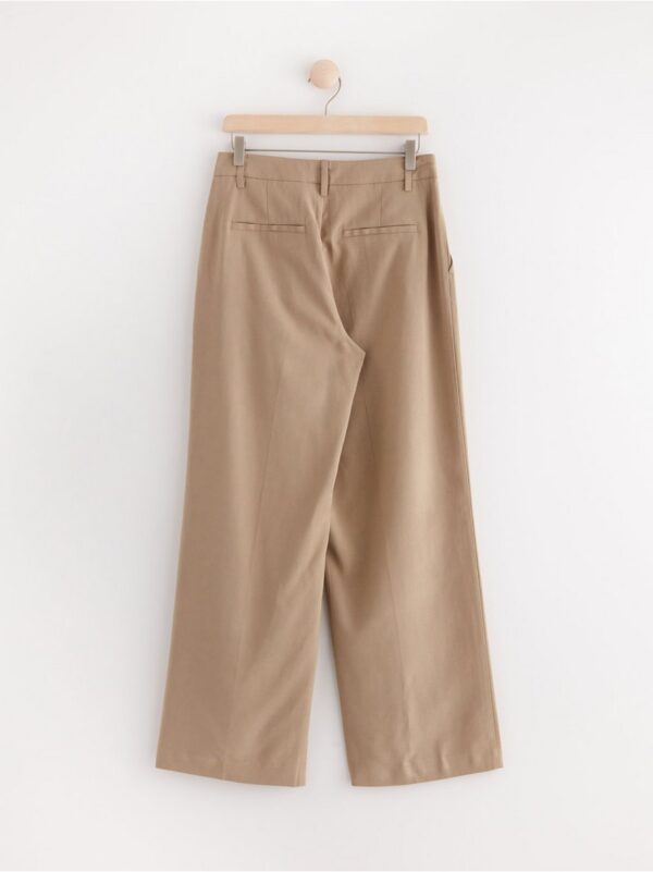 Straight trousers with high waist - 3000225-5895