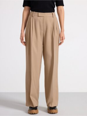 Straight trousers with high waist - 3000225-5895