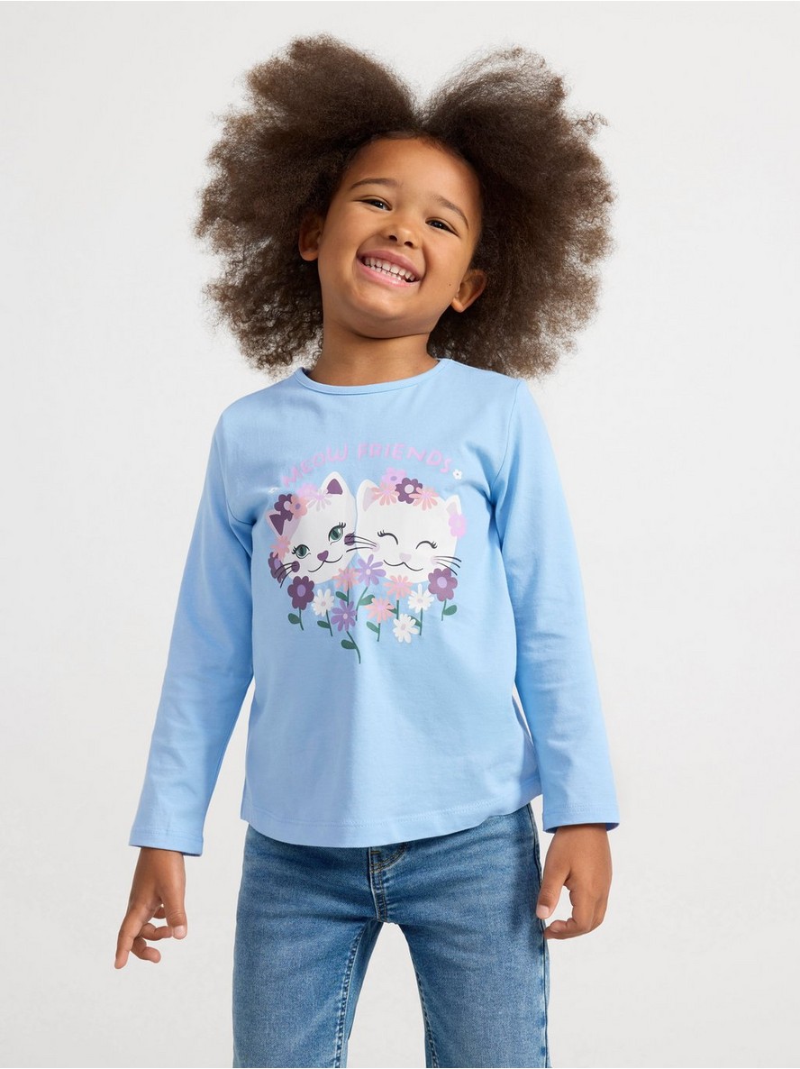 Majica – Long sleeve top with cats