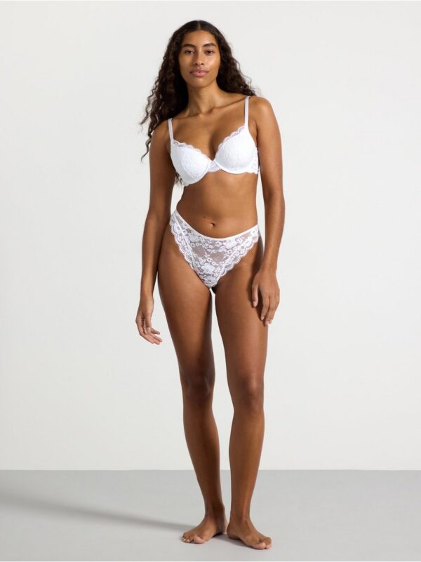 Lilja t-shirt bra with lace - 7775946-70