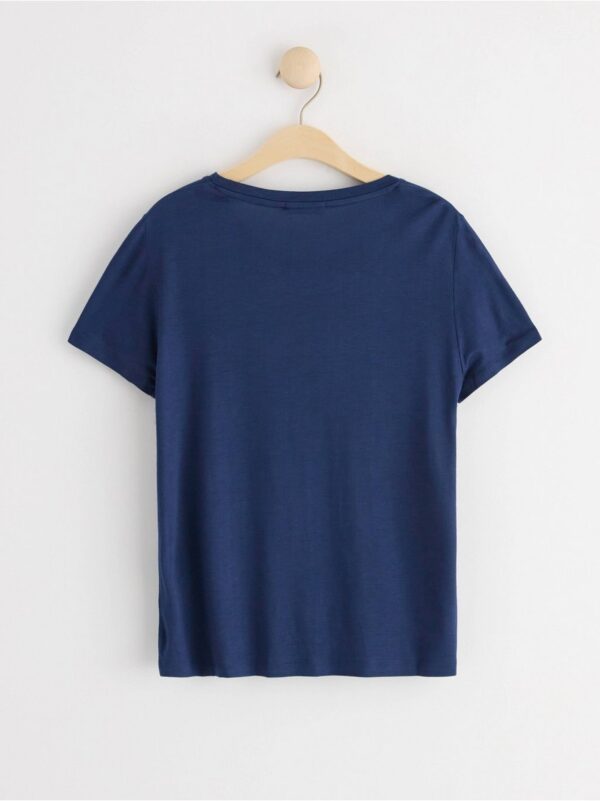Short sleeve viscose t-shirt - 8297651-1957