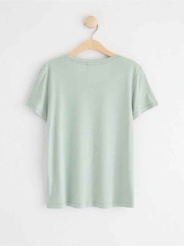 Short sleeve viscose t-shirt - 8297651-7228