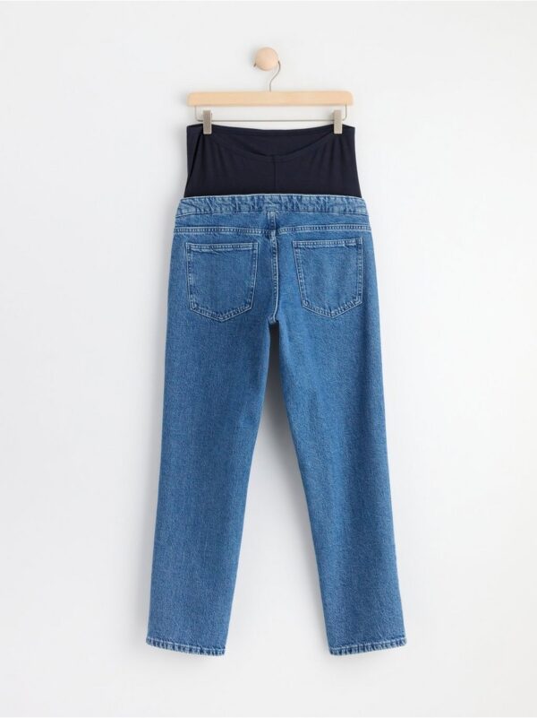 MOM STRAIGHT Nea cropped  maternity jeans - 8446257-766