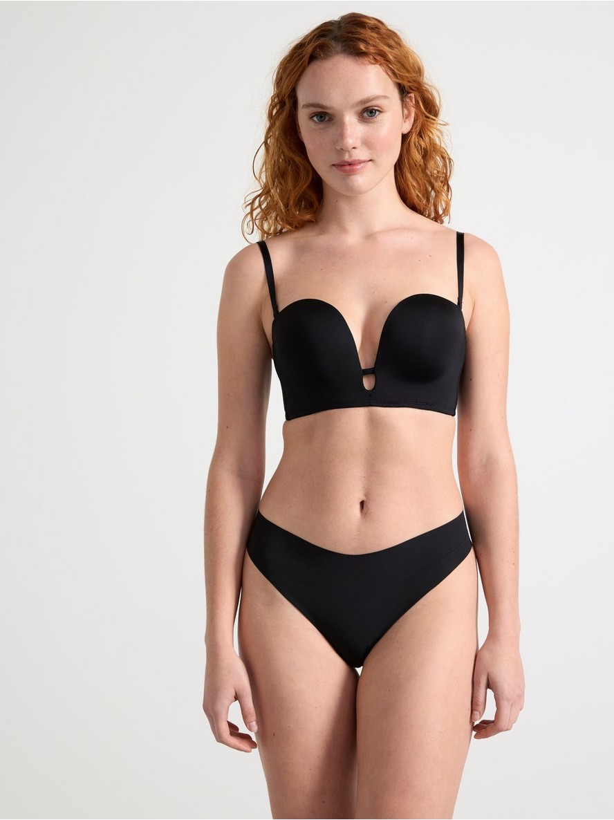 Brushalter – Strapless deep plunge push-up bra