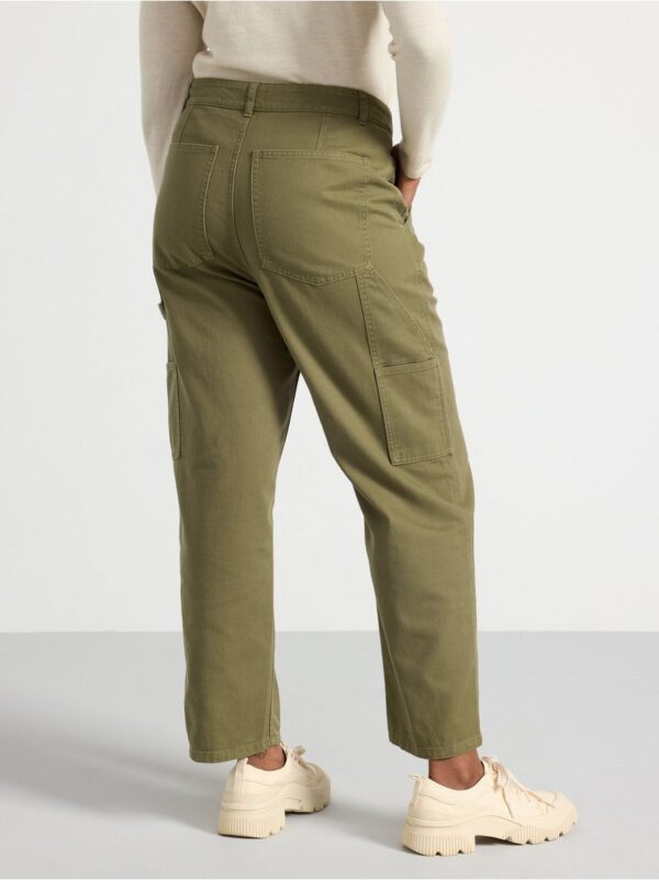 Twill trousers in cotton - 8634118-6745