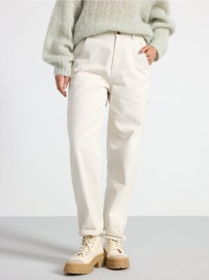 Twill trousers in cotton - 8634118-9606