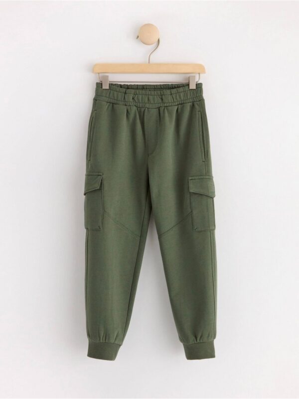 Joggers with brushed inside - 8636276-7431