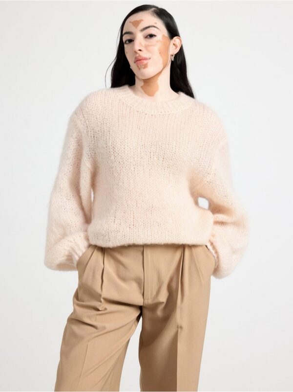 Knitted Jumper in wool blend - 8660795-9609