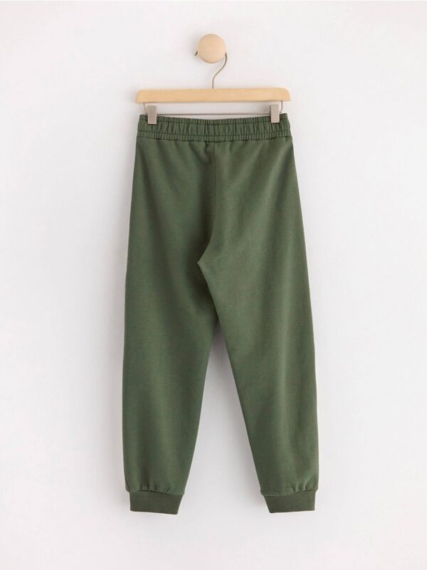 Joggers with brushed inside - 8677255-7431