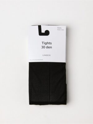 Tights 30 denier with decorative seam - 8677974-80