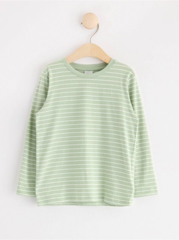 Long sleeve top with stripes - 8678104-2335