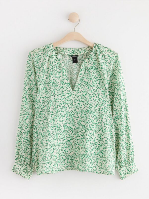 Puff sleeve blouse - 8681861-8475