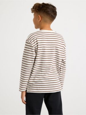 Long sleeve top with stripes - 8683688-9849