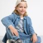 Joggers with denim look - 8684107-9392