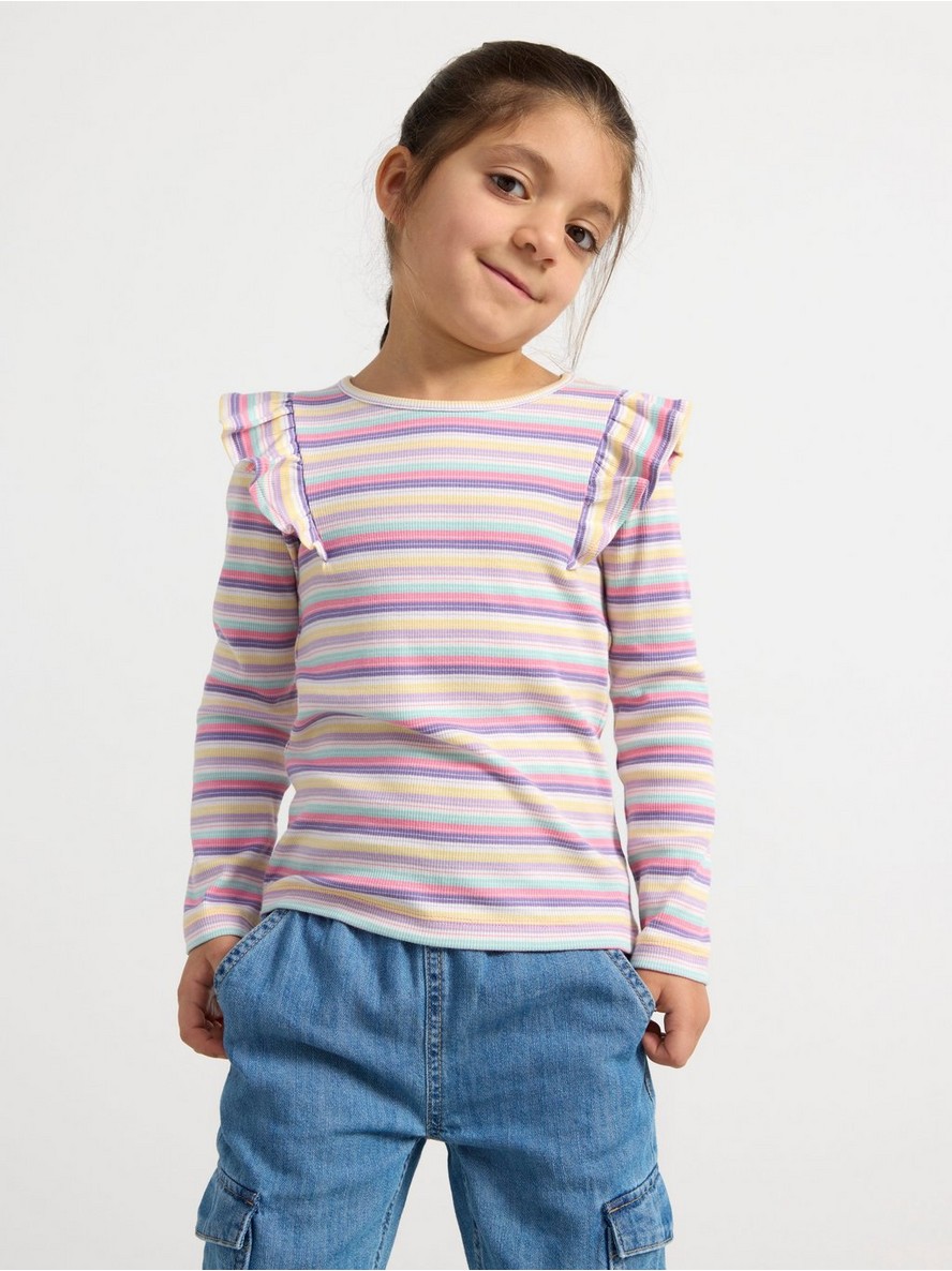 Majica – Long sleeve top with frills