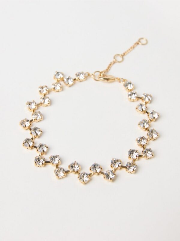 Bracelet with rhinestones - 8691868-20