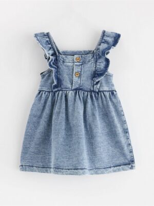 Dress with denim look - 8693910-766