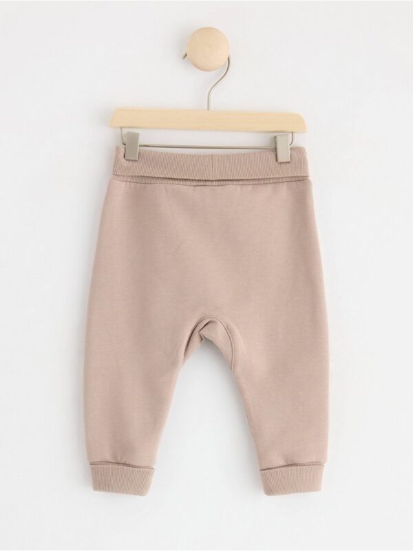 Joggers with brushed inside - 8693952-7951