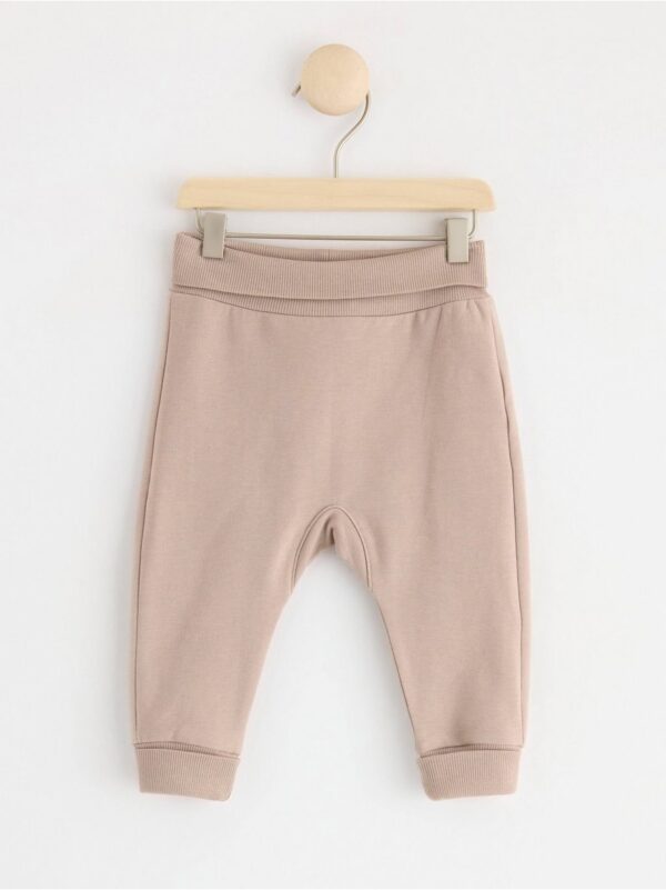 Joggers with brushed inside - 8693952-7951
