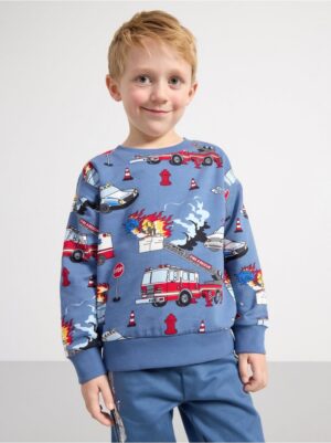 Sweatshirt with vehicles - 8694807-9392