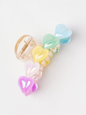 Hairclip with hearts - 8708024-1180