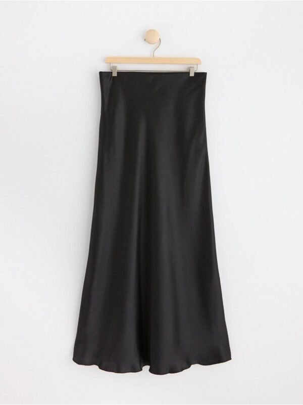 Maxi skirt in satin - 3000038-80