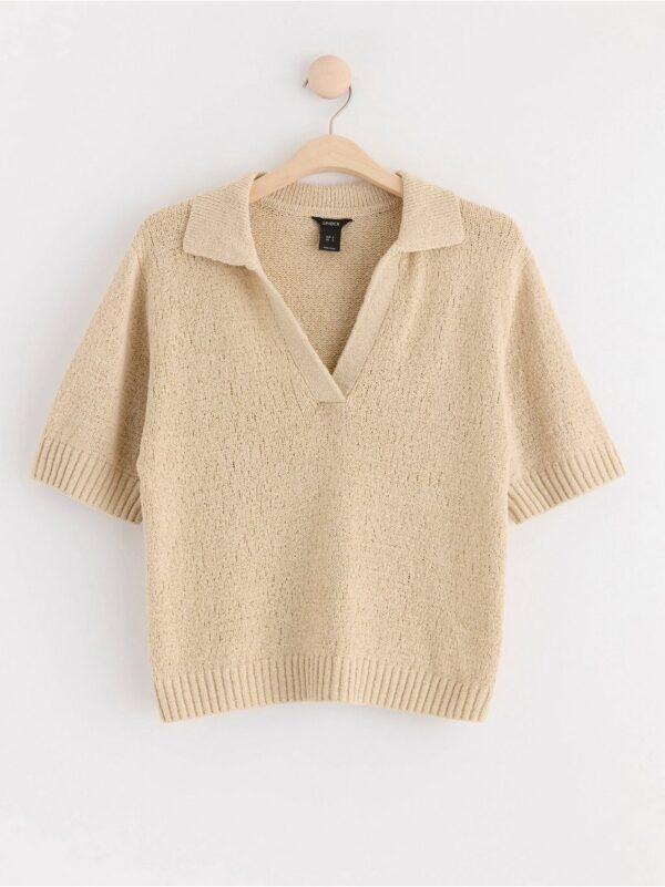 Jumper with short sleeves - 3000039-5662