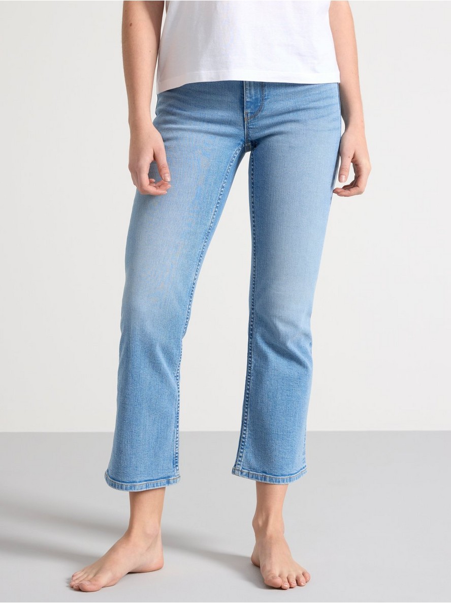 Pantalone – KAREN Regular flare cropped Jeans