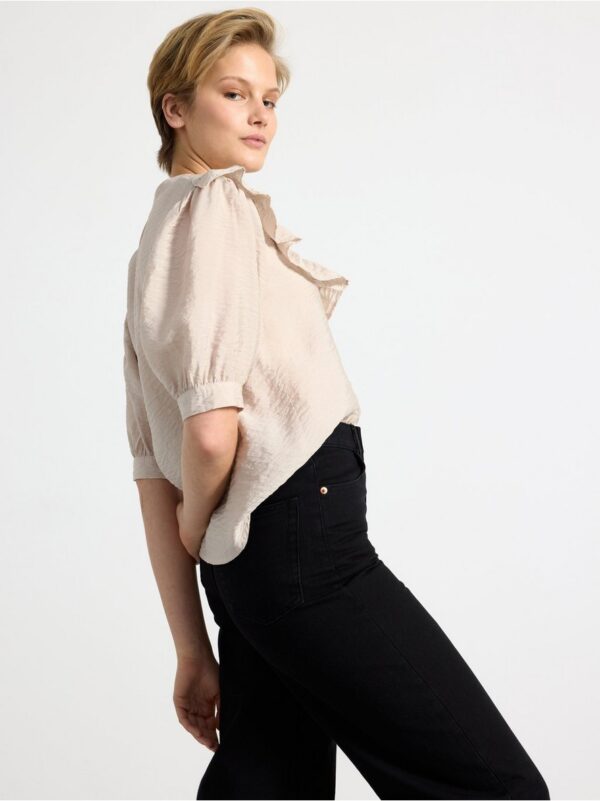 Short-sleeved Blouse - 3000132-4344