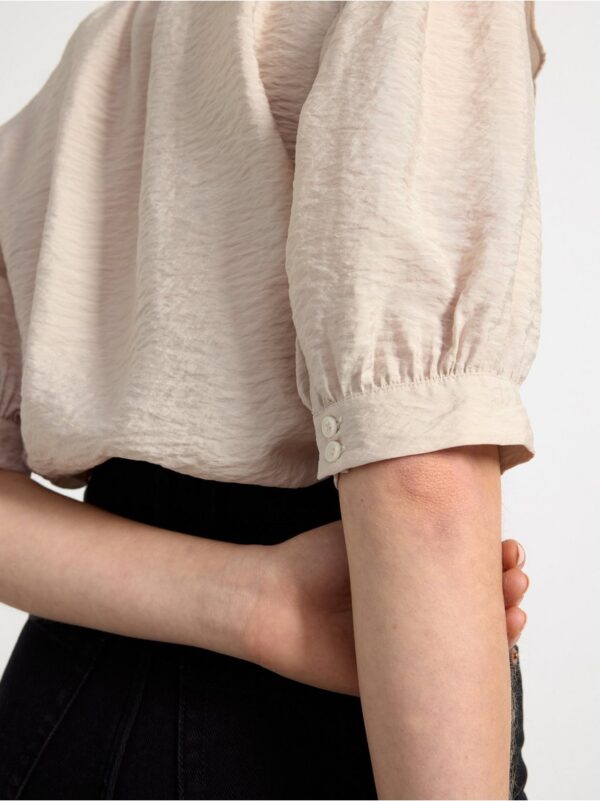 Short-sleeved Blouse - 3000132-4344