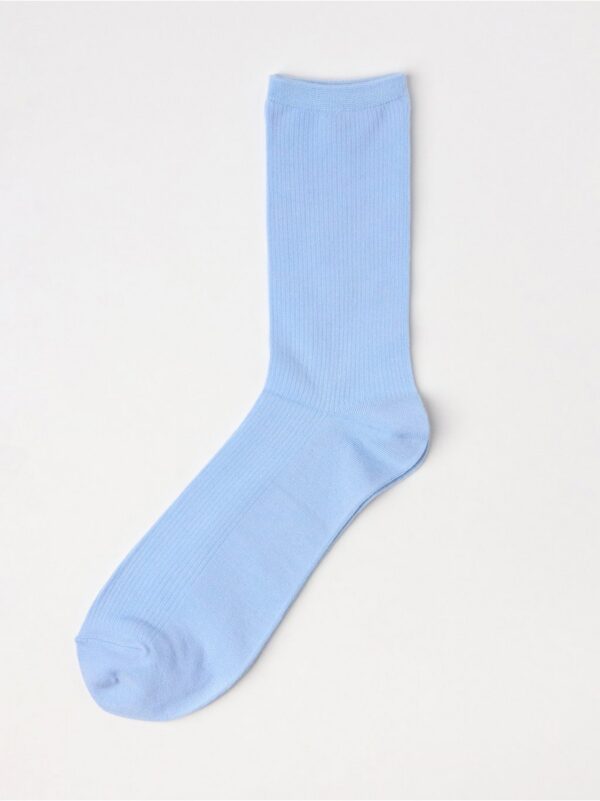 Ribbed socks - 8567612-7363