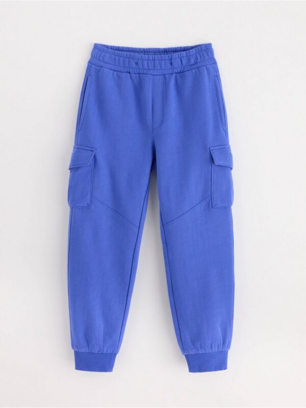 Joggers with brushed inside - 8636276-9340